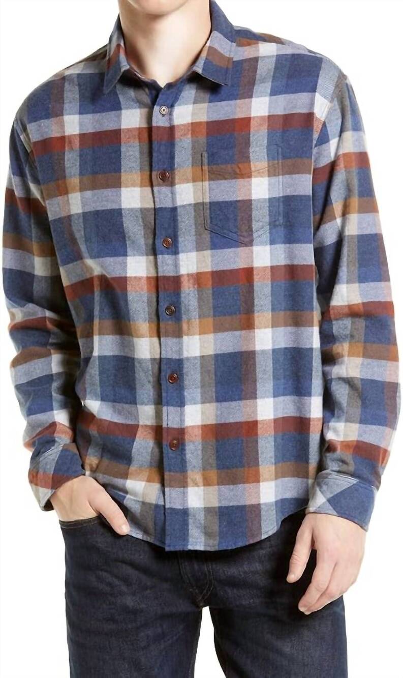 NEW RAILS forrest shirt in autumn smolder